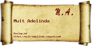 Mult Adelinda névjegykártya